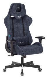 Кресло игровое Бюрократ Viking KNIGHT LT Ткань LT-27 темно-синяя