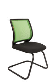 Конференц-кресло Chairman 699 V Ткань С/Сетка Черный/зеленый