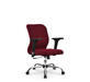 Кресло компьютерное SU-Mr-4/подл.200/осн.003 ткань-велюр, красное