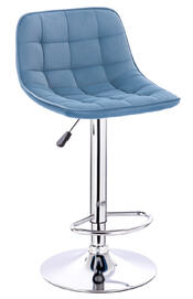 Барный стул Cooper (EP Cooper Fabric Light blue) Ткань Голубая