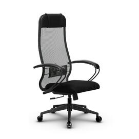 Кресло руководителя МЕТТА Комплект 11 основание 17832 Сетка/Ткань-сетка Темно-серый/Черный 520х200х900