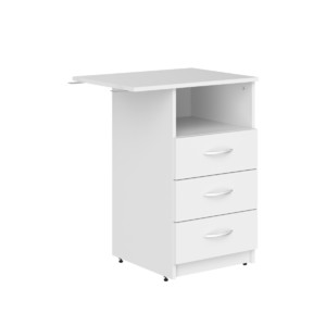 Офисная мебель Simple Тумба приставная правая SC-3D.2(R) Белый 600х450х760